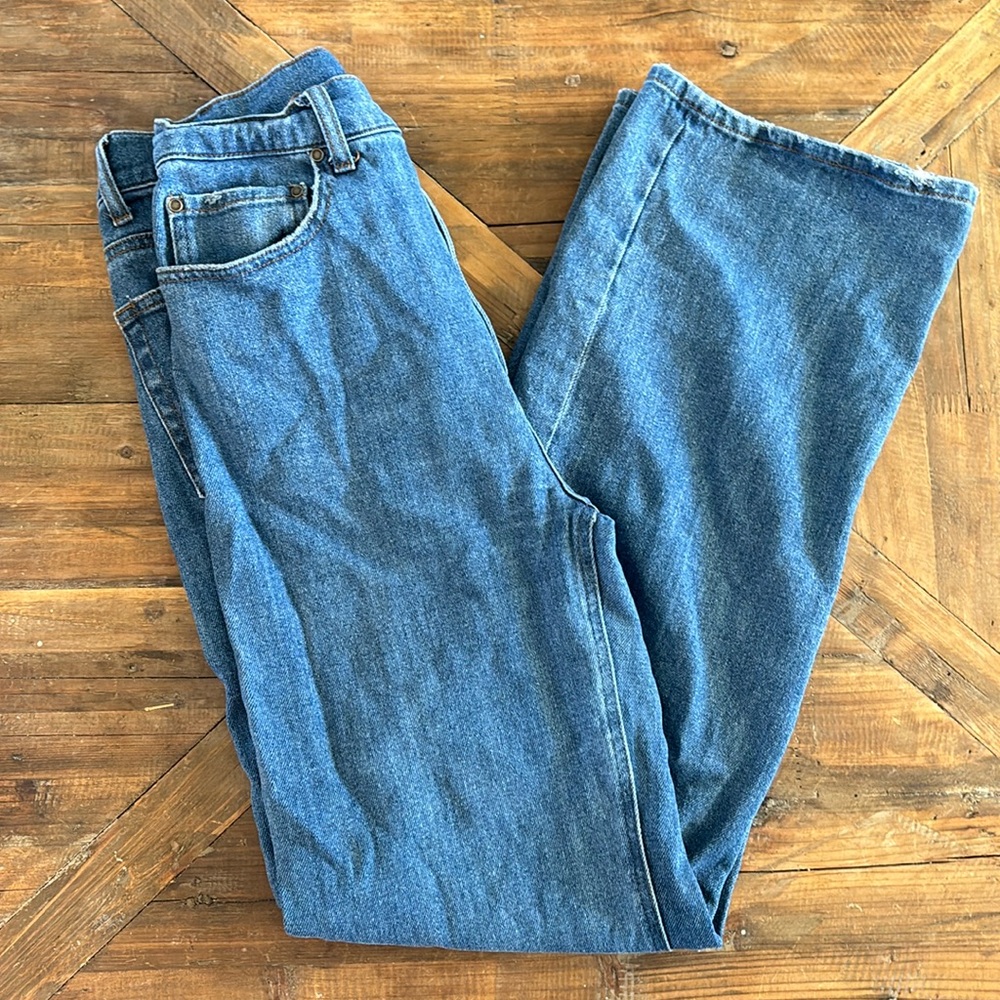 Wide Leg High Rise Copper Key Jeans